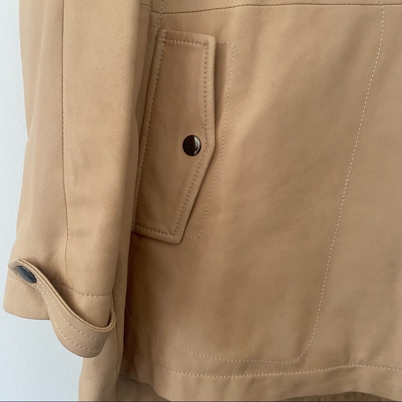 Veda Leather Hoodie - Picture 2 of 6